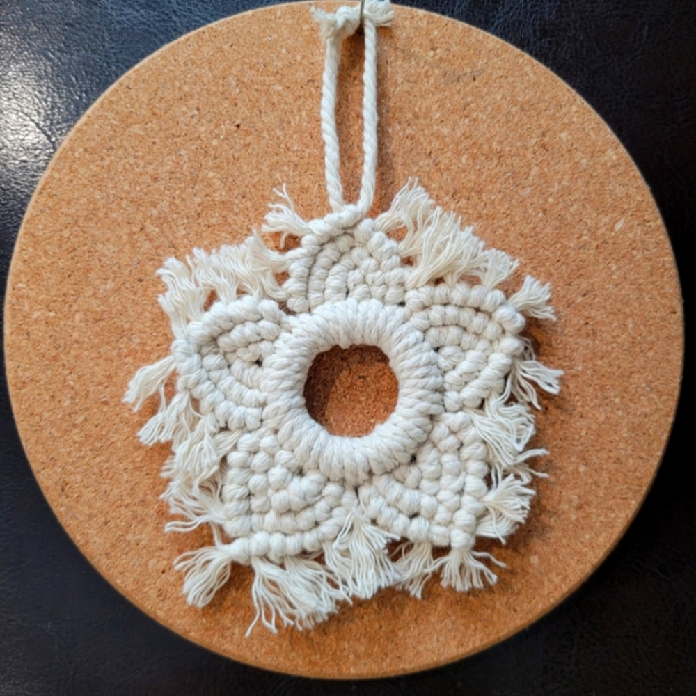 Macrame ornament